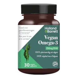 Holland & Barrett Vegan Omega-3 met DHA (30 Capsules)