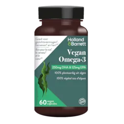 Holland & Barrett Vegan Omega-3 met DHA en EPA (60 capsules)