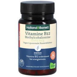 Holland & Barrett Vitamine B12 Vegan Liposomale Kauwtabletten (120 kauwtabletten)