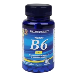 Holland & Barrett Vitamine B6, 21mg (100 Tabletten)
