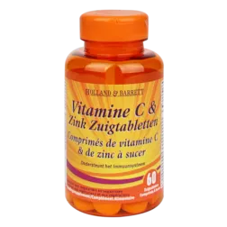 Holland & Barrett Vitamine C & Zink (60 Zuigtabletten)