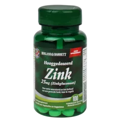 Holland & Barrett Zink Gluconaat, 25mg (100 Tabletten)