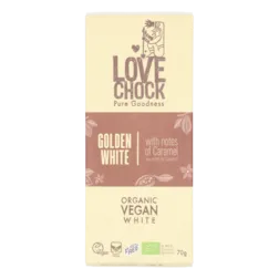 Lovechock Golden White Organic Vegan Chocolate Bio (70gr)