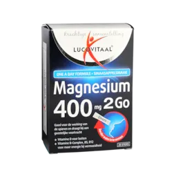 Lucovitaal Magnesium 2Go, 400mg (20 Sticks)