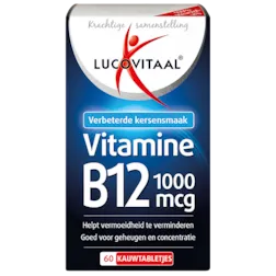 Lucovitaal Vitamine B12, 1000mcg (60 Kauwtabletten)