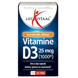 Lucovitaal Vitamine D3 25mcg