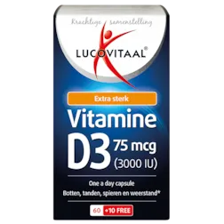 Lucovitaal Vitamine D3, 75mcg (70 Capsules)