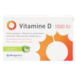 Metagenics Vitamine D 1000 eenheden (i.e.) (84 kauwtabletten)