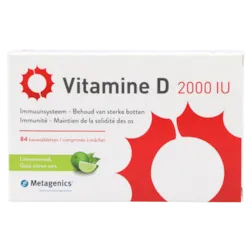 Metagenics Vitamine D 2000 i.e.(84 kauwtabletten)
