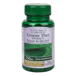 Nature's Garden Groene Thee Extract, 750mg (100 Tabletten)