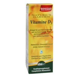 Nature's Garden Vitamine D3 Vloeibaar (60ml)