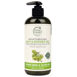 Petal Fresh Moisturizing Bath & Shower Gel Grape Seed & Olive Oil (475ml)