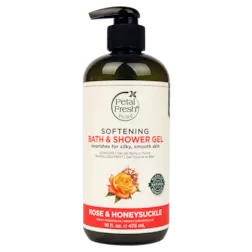 Petal Fresh Softening Bath & Shower Gel Rose & Honeysuckle (475ml)