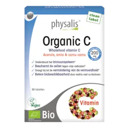 Physalis Organic Vitamine C, 200mg Bio (30 Tabletten)