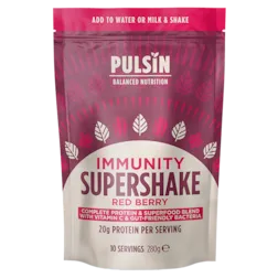 Pulsin Supershake Immunity Blend Rode Bessen (280gr)