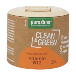 Purasana Clean & Green Vitamine B12 Bio (90 Capsules)
