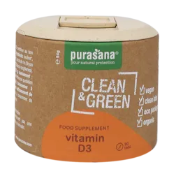 Purasana Clean & Green Vitamine D3 Bio (90 Capsules)