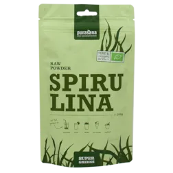 Purasana Raw Spirulina Poeder Bio (200gr)