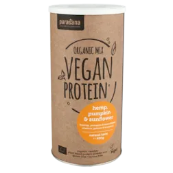 Purasana Vegan Protein Hennep - Pompoen & Zonnebloem Bio (400gr)