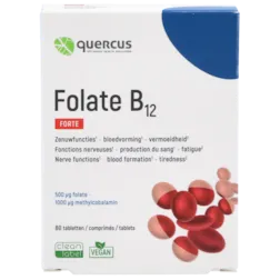 Quercus Folate B12 (80 tabletten)