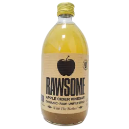 Rawsome Apple Cider Vinegar Kurkuma & Gember Bio (500ml)