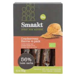 Smaakt Less Carb Crackerreep Kerrie Bio (vervanger Atkins)