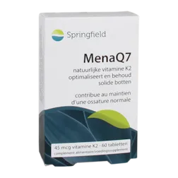 Springfield MenaQ7 Vitamine K2 (60 Capsules)