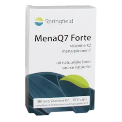 Springfield Menaq7 Forte Vitamine K2 , 180mcg (30 Capsules)