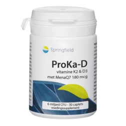 Springfield ProKa-D vitamine K2 & D3 (30 capsules)