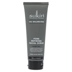 Sukin Oil Balancing Pore Refining Facial Scrub   Charcoal
