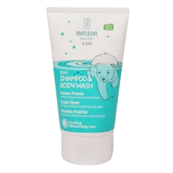 Weleda 2in1 Shampoo Body Wash Coole Munt (150ml)