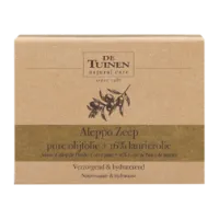 De Tuinen Aleppo Zeep pure olijfolie + 16% laurierolie (150 gr)