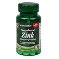 Holland & Barrett Zink Gluconaat, 25mg (100 Tabletten)