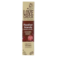 Lovechock Golden White Vegan Hazelnut & Noisette Acerola Bio (40gr)