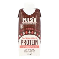 Pulsin Cacao & Maca Protein Plant Based Energy Shake (330ml)