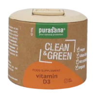 Purasana Clean & Green Vitamine D3 Bio (90 Capsules)