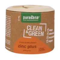 Purasana Clean & Green Zink Plus Bio (60 Tabletten)
