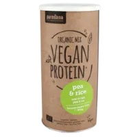 Purasana Vegan Protein Erwt & Rijst Banaan-Vanille Bio (400gr)
