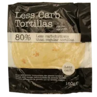 Smaakt Less Carb Tortillas (4 stuks van 40gr) (vervanger atkins)