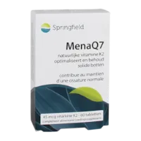 Springfield MenaQ7 Vitamine K2 (60 Capsules)