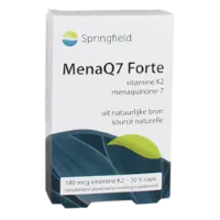 Springfield Menaq7 Forte Vitamine K2 , 180mcg (30 Capsules)