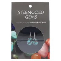 Steengoed Gemstone Oorbellen Turquoise