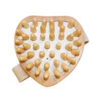 Treffina Massageborstel Hout Cellulitis