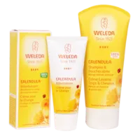 Weleda Voordeelset Baby Calendula Shampoo & Douchecrème en Billenbalsem