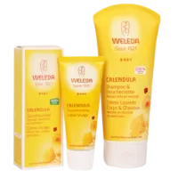 Weleda Voordeelset Baby Calendula Shampoo & Douchecrème en Gezichtscrème